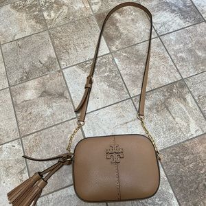 Tory Burch McGraw Leather Camera Bag